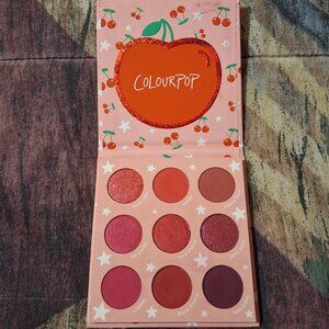 Colourpop “Cherry Crush” 9-Pan Eyeshadow Palette 🍒 Red Cherry Tones